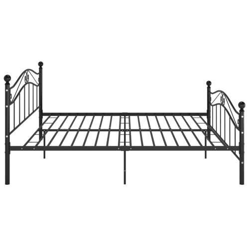 Okvir za krevet crni metalni 200 x 200 cm - Crna 200 x 200 cm Cijena