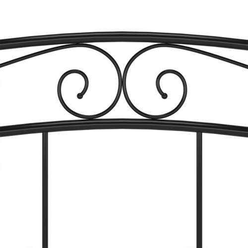 Okvir za krevet crni metalni 200 x 200 cm - Crna 200 x 200 cm Cijena