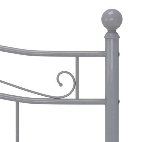 Okvir za krevet sivi metalni 200 x 200 cm - Siva 200 x 200 cm Cijena