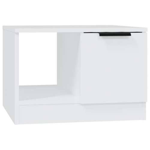 Stolić za kavu bijeli 50 x 50 x 36 cm od konstruiranog drva Cijena