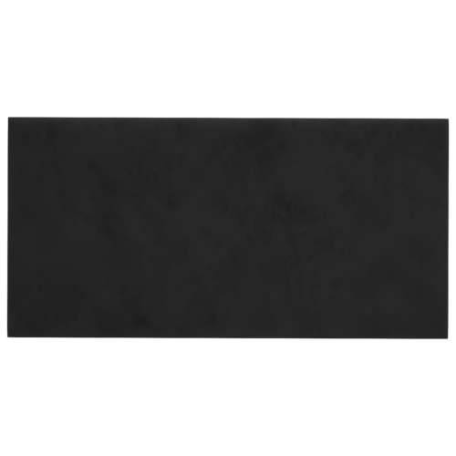 Zidne ploče 12 kom crni 60 x 30 cm baršunaste 2,16 m² - Crna 60 x 30 cm 12 Pravokutno Cijena