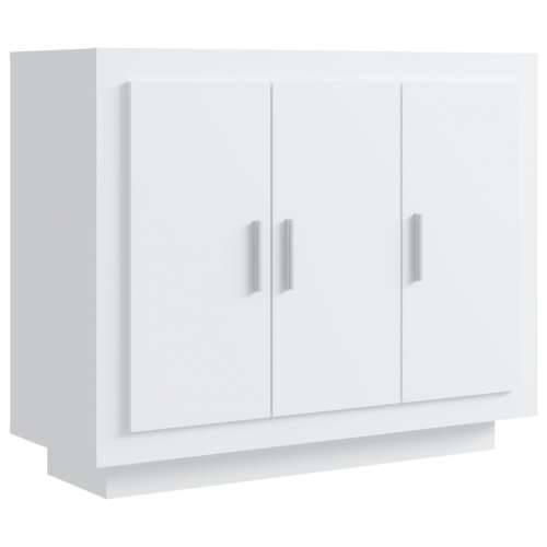 Komoda bijela 92 x 35 x 75 cm od konstruiranog drva Bijela 1 Cijena