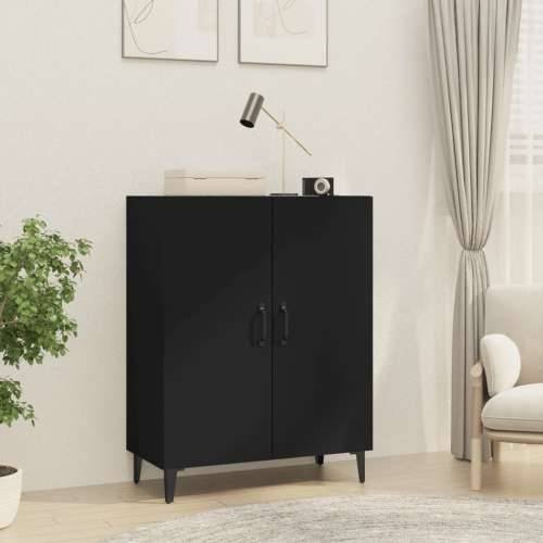 Komoda crna 70x34x90 cm od konstruiranog drva Crna 1 Cijena