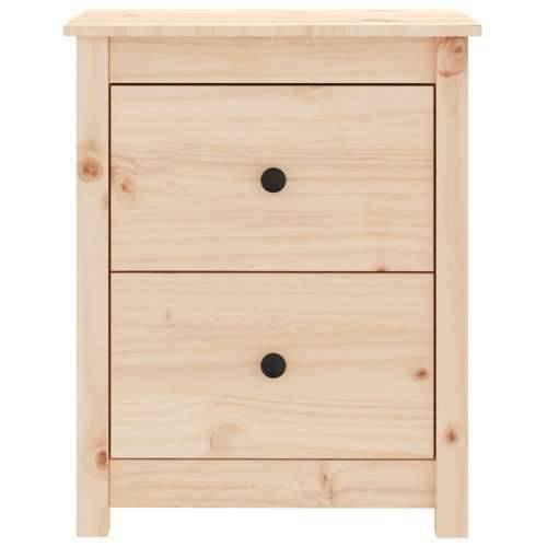 Noćni ormarić 50x35x61,5 cm od masivne borovine Prirodna 1 Cijena