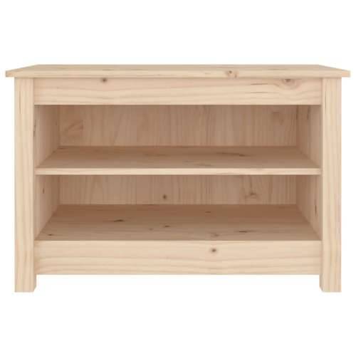 Klupa za cipele 70x38x45,5 cm od masivne borovine - Prirodna 1 70 cm Cijena