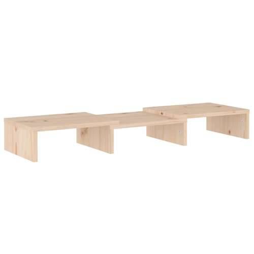 Stalak za monitor 60 x 24 x 10,5 cm od masivne borovine Cijena