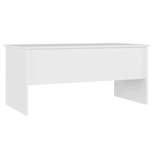 Stolić za kavu bijeli 102x50,5x46,5 cm od konstruiranog drva - Bijela 102 x 50 x 46.5 cm 1 Cijena