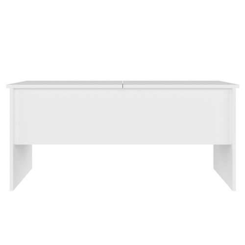 Stolić za kavu bijeli 102x50,5x46,5 cm od konstruiranog drva - Bijela 102 x 50 x 46.5 cm 1 Cijena