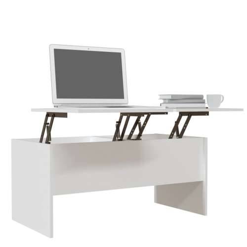 Stolić za kavu bijeli 102x50,5x46,5 cm od konstruiranog drva - Bijela 102 x 50 x 46.5 cm 1 Cijena