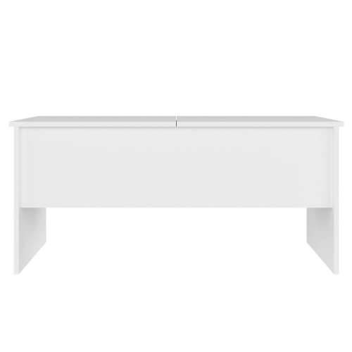 Stolić za kavu bijeli 102x50,5x46,5 cm od konstruiranog drva - Bijela 102 x 50 x 46.5 cm 1 Cijena