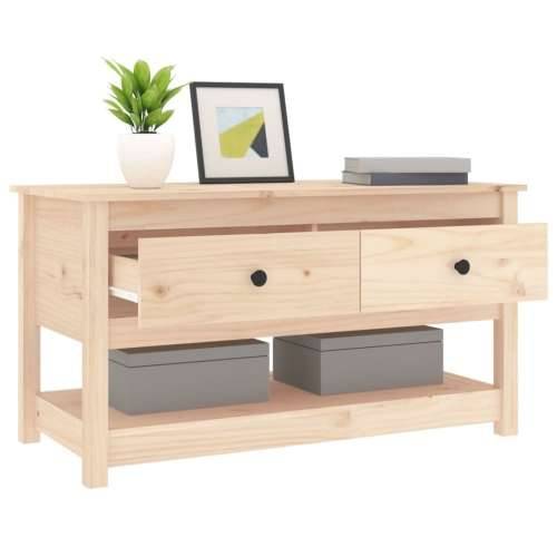 Stolić za kavu 102x49x55 cm od masivne borovine Prirodna 1 Cijena