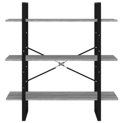 Ormarić za knjige boja hrasta 100x30x105 cm konstruirano drvo - Sivi hrast sonoma 1 105 cm Konstruirano drvo Cijena