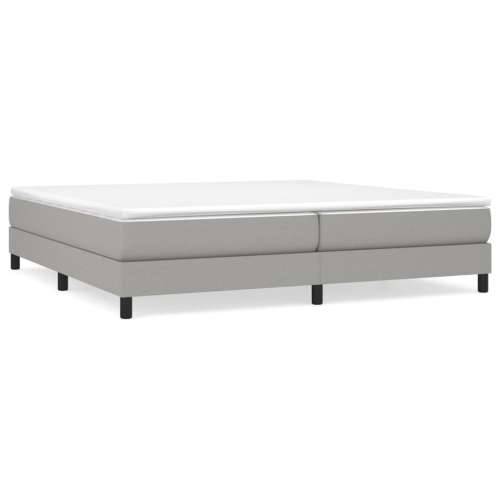 Okvir za krevet bez madraca svjetlosivi 200 x 200 cm od tkanine - Svjetlosiva 200 x 200 cm 25 cm Cijena