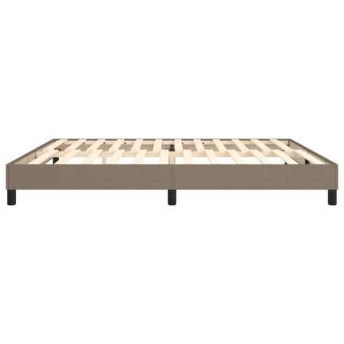 Okvir za krevet bez madraca smeđesivi 200x200 cm od tkanine - Sivo-smeđa 200 x 200 cm 25 cm Cijena