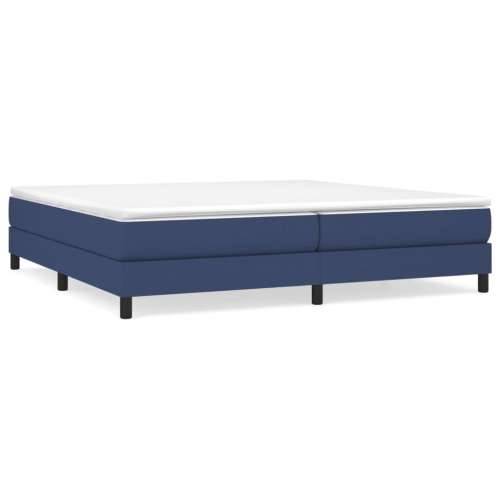 Okvir za krevet bez madraca plavi 200x200 cm od tkanine Plava 200 x 200 cm 25 cm Cijena