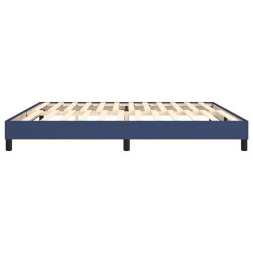 Okvir za krevet bez madraca plavi 200x200 cm od tkanine Plava 200 x 200 cm 25 cm Cijena