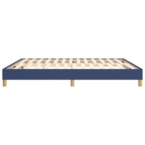 Okvir za krevet plavi 160x200 cm od tkanine Cijena