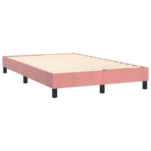 Okvir za krevet ružičasti 120 x 200 cm baršunasti Ružičasta 120 x 200 cm 25 cm Cijena