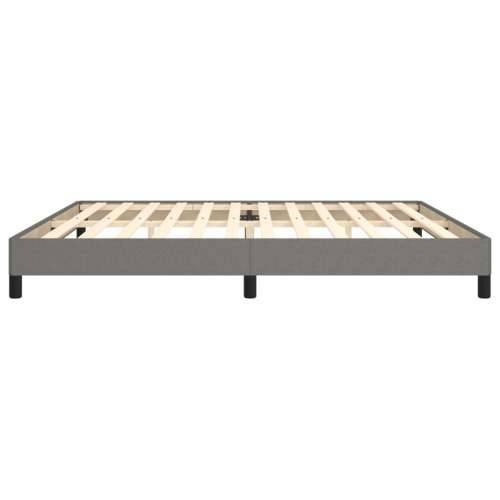 Okvir za krevet bez madraca tamnosivi 200x200 cm od tkanine Tamno siva 200 x 200 cm 25 cm Cijena