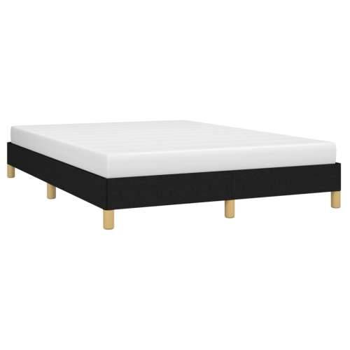 Okvir za krevet bez madraca crni 140 x 190 cm od tkanine - Crna 140 x 190 cm 25 cm Cijena