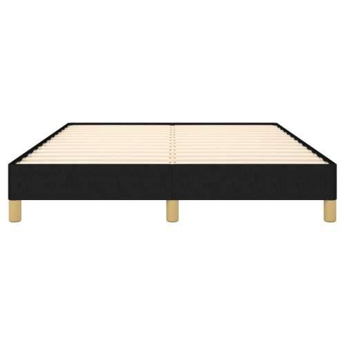 Okvir za krevet bez madraca crni 140 x 190 cm od tkanine - Crna 140 x 190 cm 25 cm Cijena