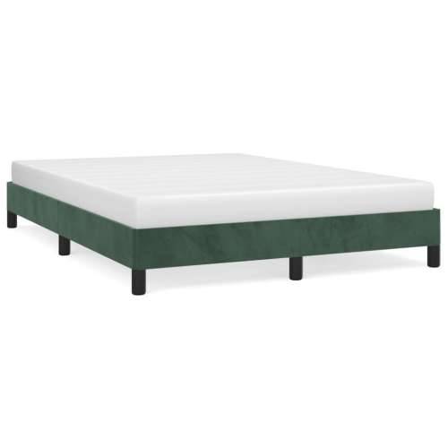 Okvir za krevet bez madraca tamnozeleni 140x190 cm baršunasti Tamnozelena 140 x 190 cm 25 cm Cijena