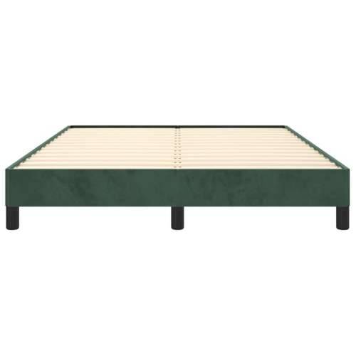 Okvir za krevet bez madraca tamnozeleni 140x190 cm baršunasti Tamnozelena 140 x 190 cm 25 cm Cijena