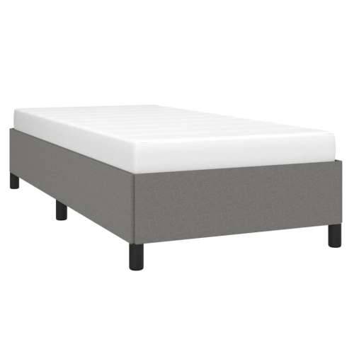 Okvir za krevet bez madraca tamnosivi 90x200 cm od tkanine Tamno siva 90 x 200 cm 35 cm Cijena