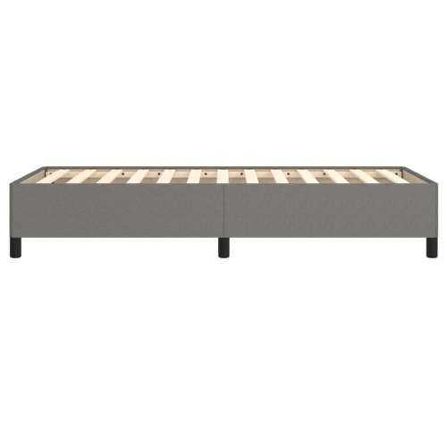 Okvir za krevet bez madraca tamnosivi 90x200 cm od tkanine Tamno siva 90 x 200 cm 35 cm Cijena