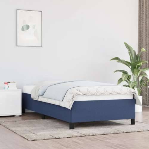 Okvir za krevet bez madraca plava 90x200cm od tkanine - Plava 90 x 200 cm 35 cm Cijena