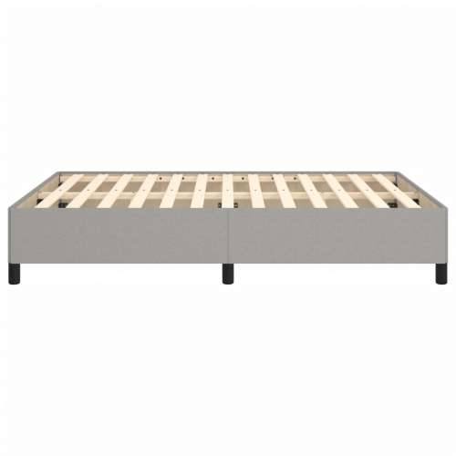 Okvir za krevet bez madraca svjetlosivi 140 x 190 cm od tkanine Svjetlosiva 140 x 190 cm 35 cm Cijena