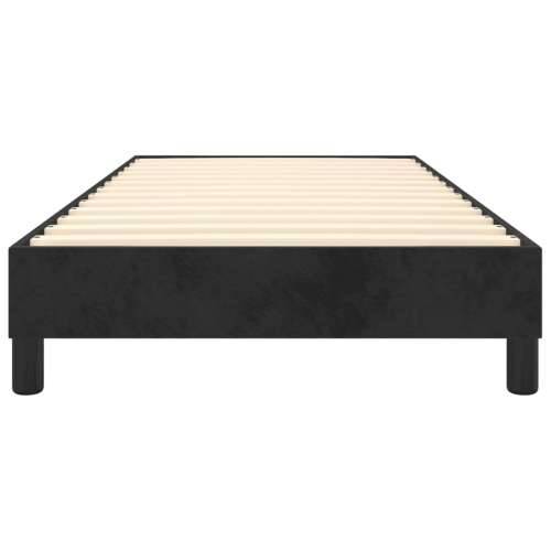 Okvir za krevet bez madraca crni 100x200 cm baršunasti - Crna 100 x 200 cm 25 cm Cijena