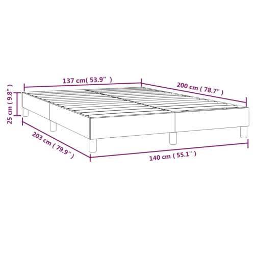 Okvir za krevet bez madraca svjetlosivi 140x200 cm baršunasti Svjetlosiva 140 x 200 cm 25 cm Cijena