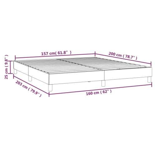 Okvir za krevet tamnoplavi 160x200 cm baršunasti Cijena