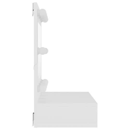 Ormarić s ogledalom i LED svjetlima bijeli 60 x 31,5 x 62 cm - Bijela 1 Cijena