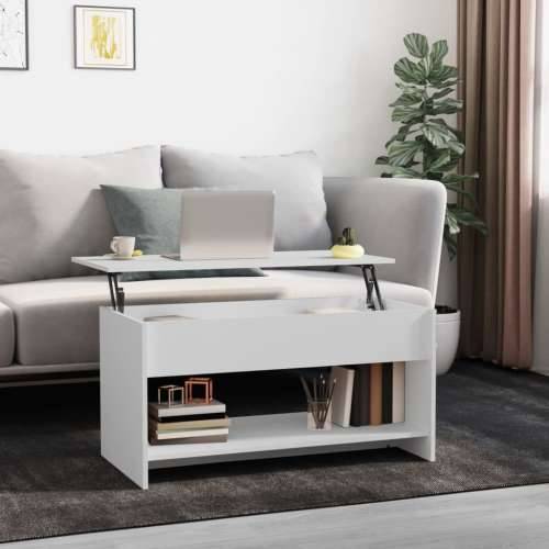 Stolić za kavu bijeli 102x50x52,5 cm od konstruiranog drva - Bijela 102 x 50 x 52.5 cm 1 Cijena