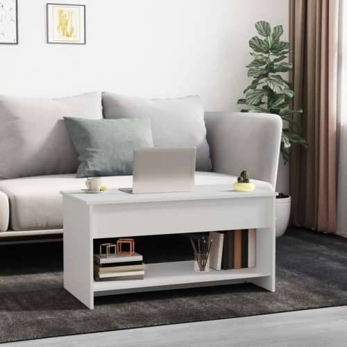 Stolić za kavu bijeli 102x50x52,5 cm od konstruiranog drva - Bijela 102 x 50 x 52.5 cm 1 Cijena
