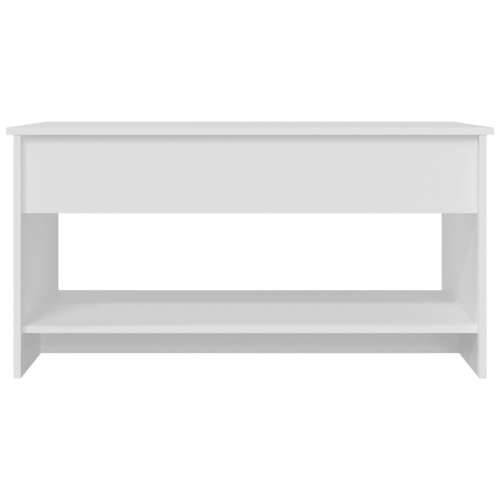 Stolić za kavu bijeli 102x50x52,5 cm od konstruiranog drva - Bijela 102 x 50 x 52.5 cm 1 Cijena