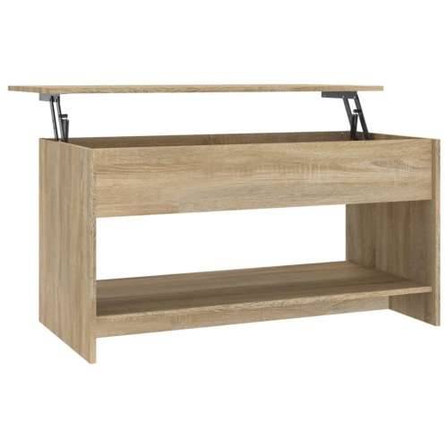 Stolić za kavu boja hrasta 102x50x52,5 cm konstruirano drvo - sonoma hrast 102 x 50 x 52.5 cm 1 Cijena