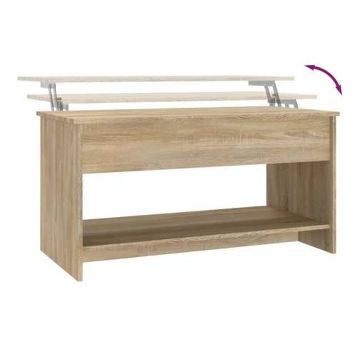 Stolić za kavu boja hrasta 102x50x52,5 cm konstruirano drvo - sonoma hrast 102 x 50 x 52.5 cm 1 Cijena
