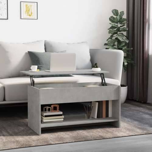 Stolić za kavu boja betona 102x50,5x52,5 cm konstruirano drvo - Beton siva 102 x 50 x 52.5 cm 1 Cijena