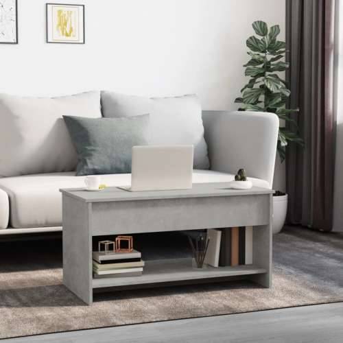 Stolić za kavu boja betona 102x50,5x52,5 cm konstruirano drvo - Beton siva 102 x 50 x 52.5 cm 1 Cijena