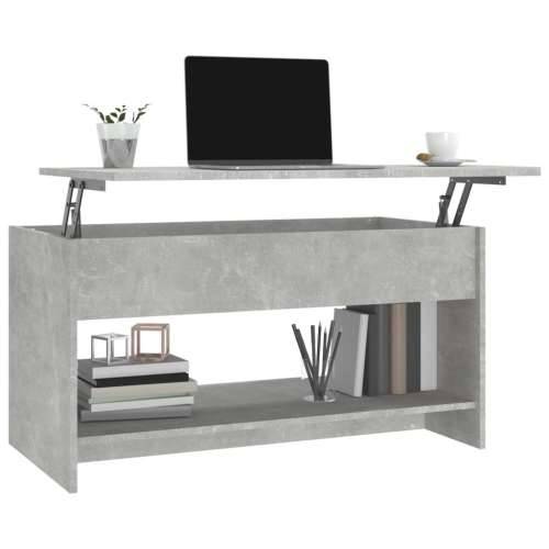 Stolić za kavu boja betona 102x50,5x52,5 cm konstruirano drvo - Beton siva 102 x 50 x 52.5 cm 1 Cijena