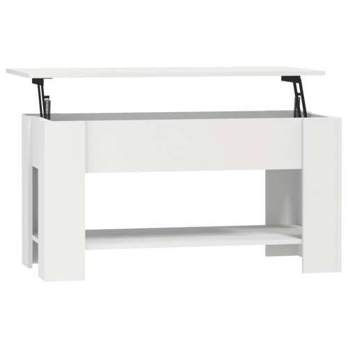 Stolić za kavu bijeli 101x49x52 cm od konstruiranog drva - Bijela 101 x 49 x 52 cm 1 Cijena