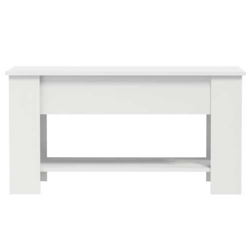 Stolić za kavu bijeli 101x49x52 cm od konstruiranog drva - Bijela 101 x 49 x 52 cm 1 Cijena