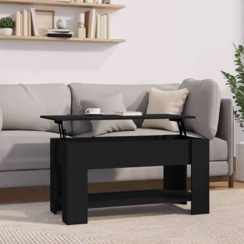Stolić za kavu crni 101x49x52 cm od konstruiranog drva - Crna 101 x 49 x 52 cm 1 Cijena
