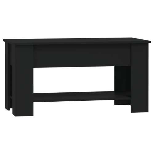 Stolić za kavu crni 101x49x52 cm od konstruiranog drva - Crna 101 x 49 x 52 cm 1 Cijena