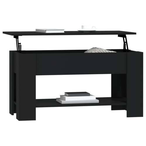 Stolić za kavu crni 101x49x52 cm od konstruiranog drva - Crna 101 x 49 x 52 cm 1 Cijena