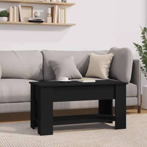 Stolić za kavu crni 101x49x52 cm od konstruiranog drva - Crna 101 x 49 x 52 cm 1 Cijena