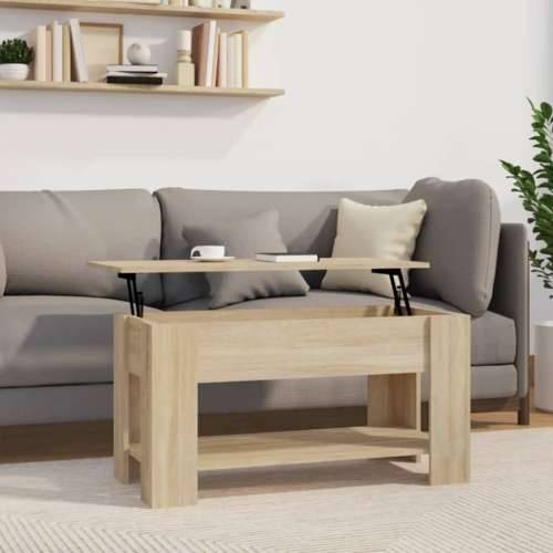 Stolić za kavu boja hrasta 101x49x52 cm konstruirano drvo - sonoma hrast 101 x 49 x 52 cm 1 Cijena